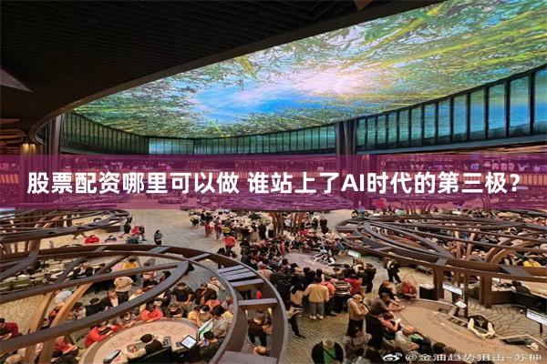 股票配资哪里可以做 谁站上了AI时代的第三极？