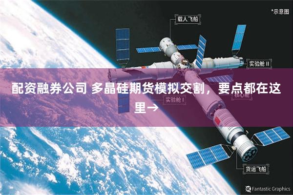 配资融券公司 多晶硅期货模拟交割，要点都在这里→