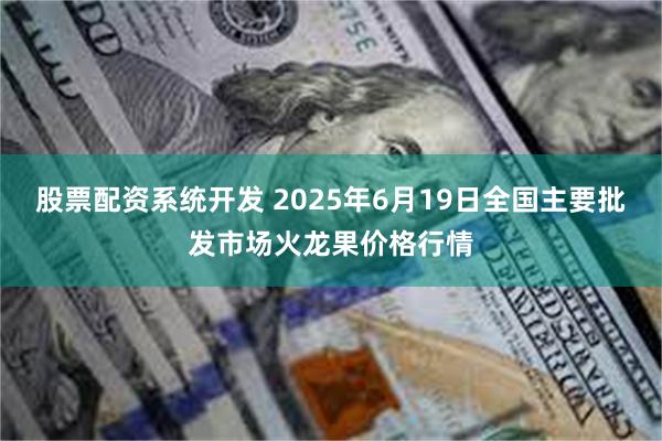 股票配资系统开发 2025年6月19日全国主要批发市场火龙果价格行情