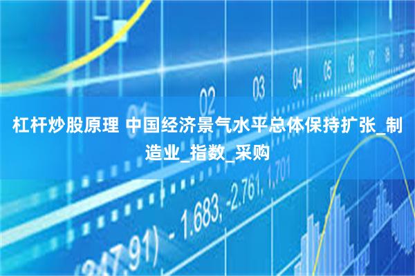 杠杆炒股原理 中国经济景气水平总体保持扩张_制造业_指数_采购